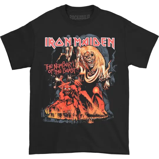 Men's Iron Maiden Number of the Beast Graphic T-shirt