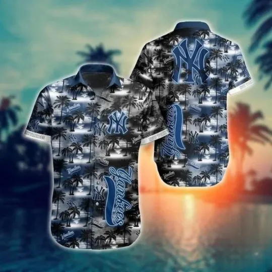 Discover NY Yannkess Hawaiian Shirt, Yankees Hawaiian Shirt , Gift for Fan
