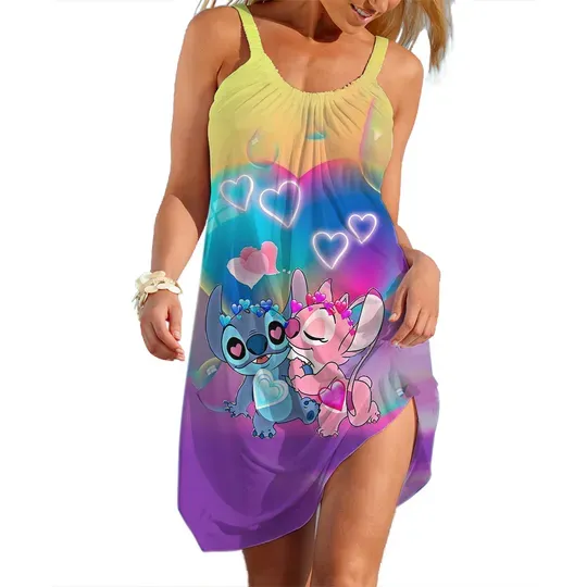 Discover Disney Stitch Summer Dress, Disney Trip Dress, Dress For Her