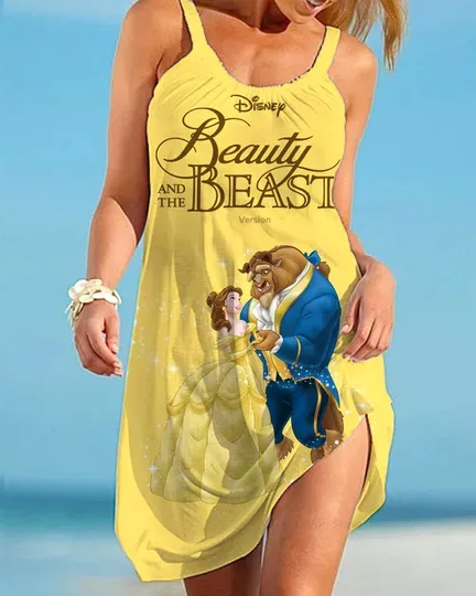 Disney Beauty and the Beast Summer Dress, Disney Trip Dress, Dress For Her