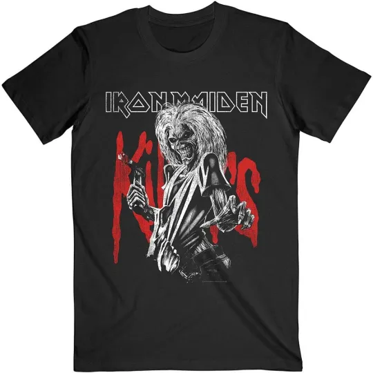 Men's Iron Maiden Killers Eddie Large Graphic Distress T-shirt