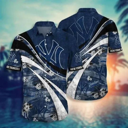 Discover New York Yannkess Hawaii Style Shirt Trending Hawaiian Shirt , Gift for Fan