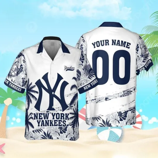 Discover New York Yannkess Custom Island Classic Summer Aloha Unisex Hawaiian Shirt, Gift for Fan