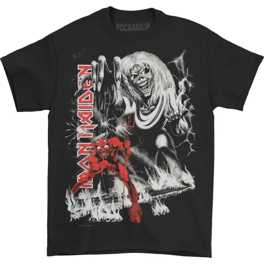 Discover Men's Iron Maiden Number Of The Beast Jumbo T-shirt