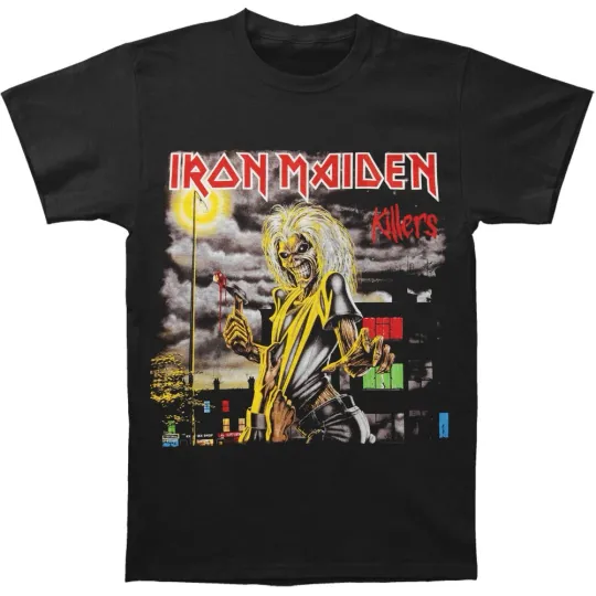 Discover Men's Iron Maiden Killers Cover T-shirt