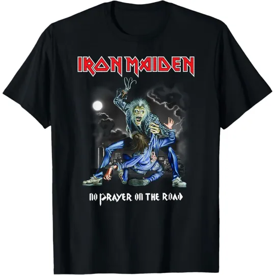 Men's Iron Maiden No Prayer On The Road T-shirt