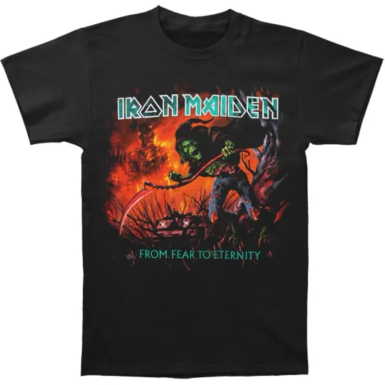 Discover Men's Iron Maiden From Fear To Eternity Album T-shirt