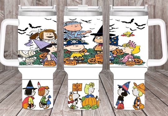 Discover 40oz The Gang Halloween Tumbler 2