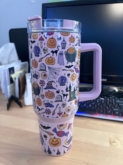 Discover 40oz Halloween Tumbler with Handle