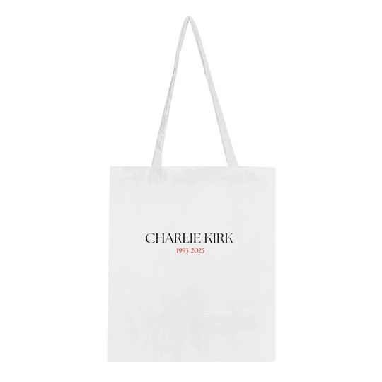 Discover Charlie Kirk - Tote Bag