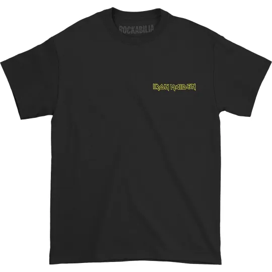 Discover Men's Iron Maiden Powerslave Head & Logo T-shirt