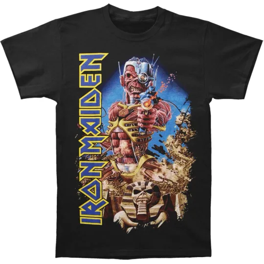 Discover Men's Iron Maiden Somewhere Back In Time T-shirt