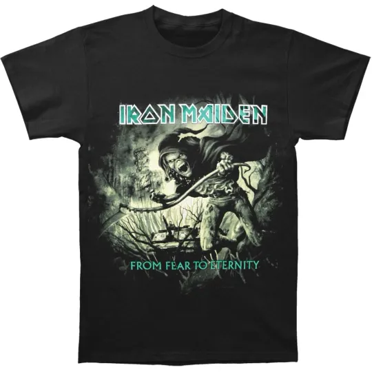 Discover Men's Iron Maiden CM EXL From Fear To Eternity Distressed T-shirt