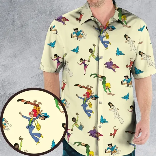 Discover Mission Magic Characters Hawaiian Shirt