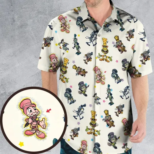 Jiminy Cricket Hawaiian Shirt