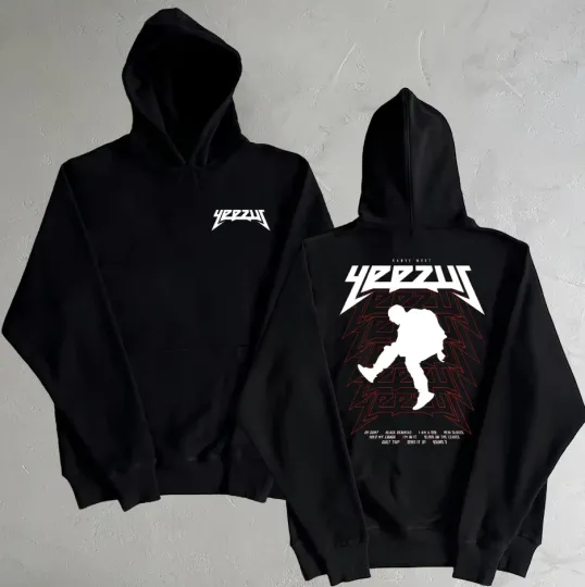 Discover two sides hoodie, Kanye West Yeezus Album Cover Hoodie