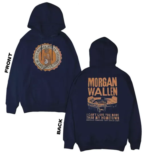 Wallen Western Live In Knoxville September Tour 2024 Hoodie