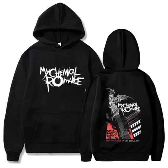 Discover two sides hoodie, VTG 2008 My Chemical Romance Tour 2008 Hoodie