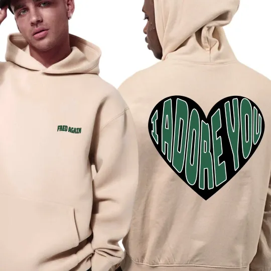 Discover two sided hoodie, Fred Again Fred Again I Adore You hoodie, Fred Again shirt