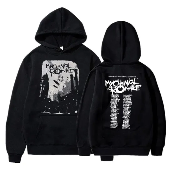 Discover two sided hoodie,My Chemical Romance And The Black Parade Hoodie, MCR band shirt