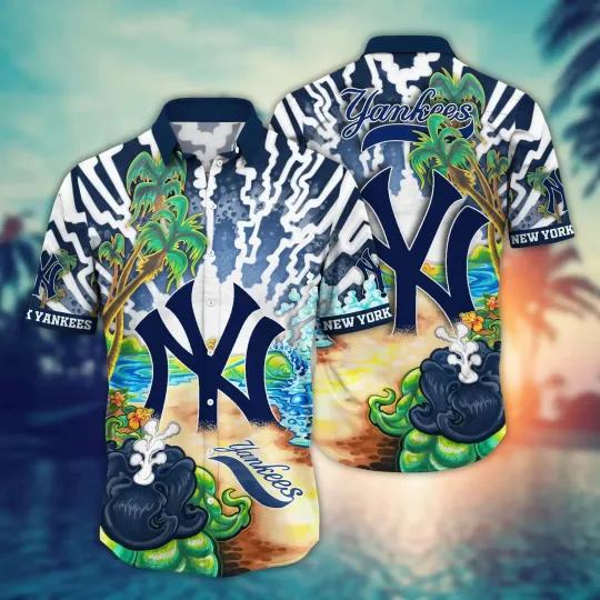 Discover New York Yannkess Sunset Surf Bug Summer Aloha Unisex Hawaiian Shirt, Gift for Fan