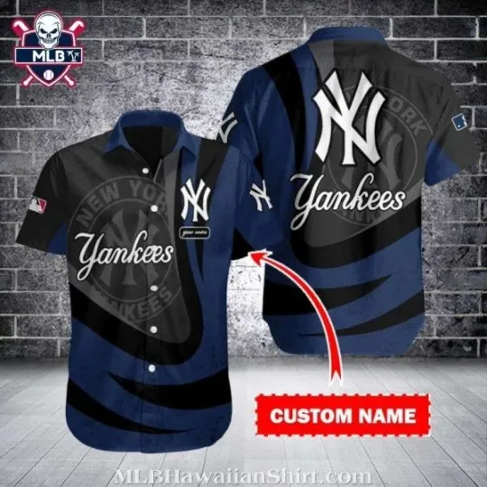 Discover NY Yannkess Game Day Customizable Hawaiian Shirt, Gift for Fan
