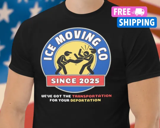 Discover Funny ICE Shirt Trump 2024 T-Shirt Immigration Enforcement Trump 2028