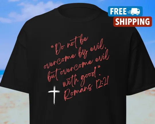 Discover Bible Quote T-Shirt Christian Scripture Romans Shirt for Men Women