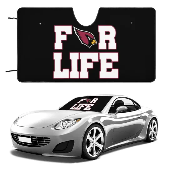 Discover Arizonna Cardinals Car Windshield Sunshade For Life Car Front Window Sunshade
