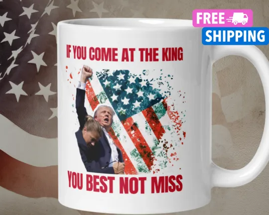 Discover Trump Mug Butler PA Rally Coffee Mug - If You Come At The King