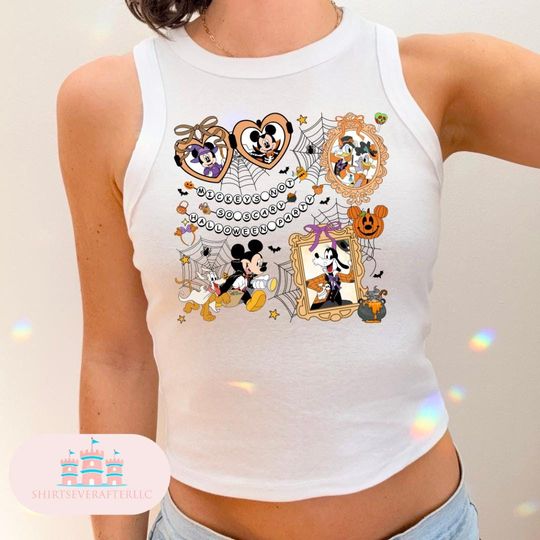 Discover Disney Fall Cropped Tank, Magic kingdom Cropped Tee, Magic Kingdom Shirts, Womens cropped shirt