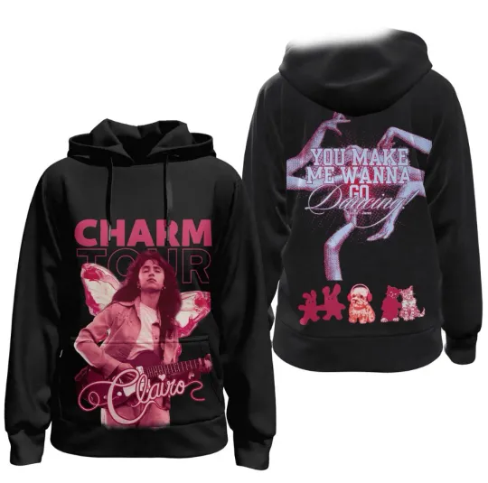Clairo Charm Tour You Make Me Wanna Go Dancing Hoodie