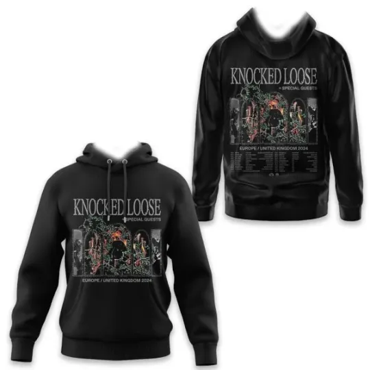Discover Knocked Loose Europe United Kingdom 2024 Hoodie