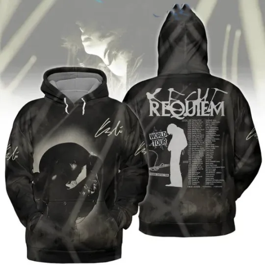 Discover Keshi Requiem World Tour 2024 Hoodie