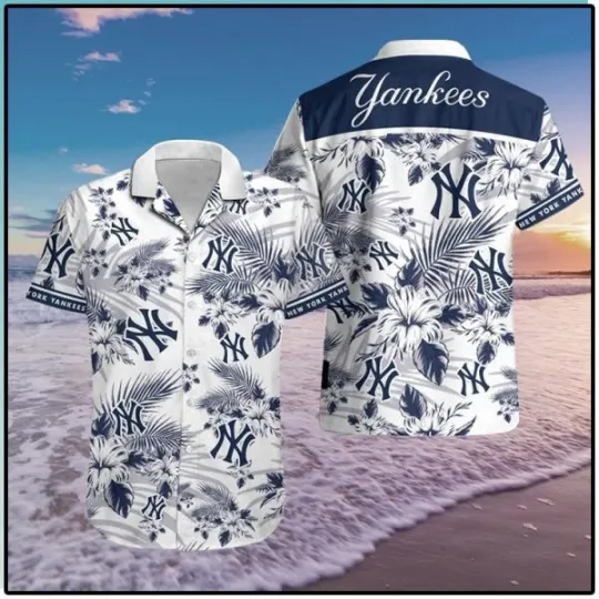 Discover New York Yannkess Hawaiian And Beach Shirt, Yannkess Hawaiian Shirt, Gift for Fan