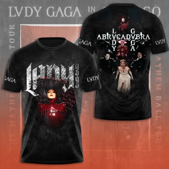 Discover Ld ga Abracadabra The Mayhem Ball 2025 Tour 3D T-Shirt