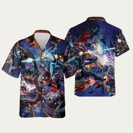 Secret Wars The Multiverse Saga Mcu Marvel Avengers Hawaiian Shirt