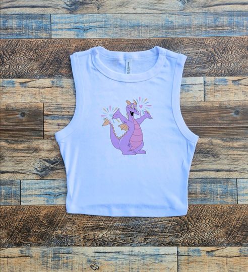 Discover Figment Crop Tank, One Little Spark, Epcot Figment Baby tee, Disneys Purple Dragon Crop, Womens Journey tank top and sweatshirt