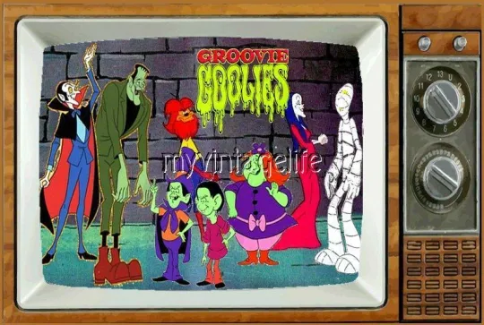 Discover Groovie Goolies Magnet  Saturday Morning Cartoons