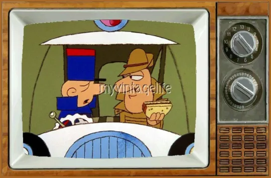 Pink Panther Inspector TV Fridge Magnet  Saturday Morning Cartoons