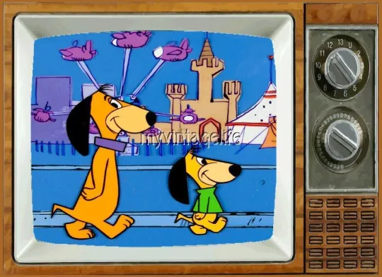Discover Augie Doggie & Doggie Daddy TV Magnet  Saturday Morning Cartoons