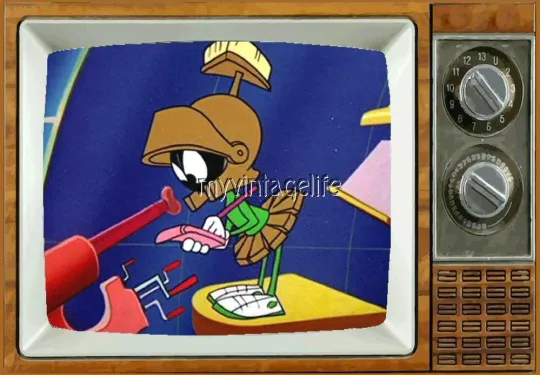 Marvin the Martian TV Magnet  Saturday Morning Cartoons