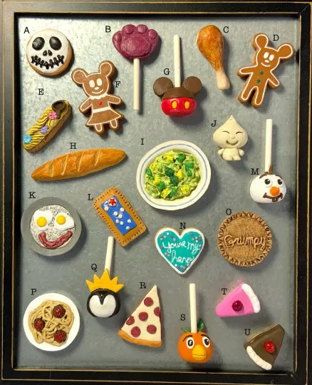 Discover Disney-Inspired Food Magnets