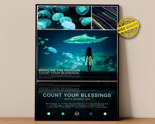 Bring Me The Horizon Poster | Count Your Blessings Poster