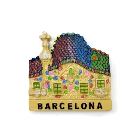 Discover Spain 2025 Fridge Magnets Barcelona