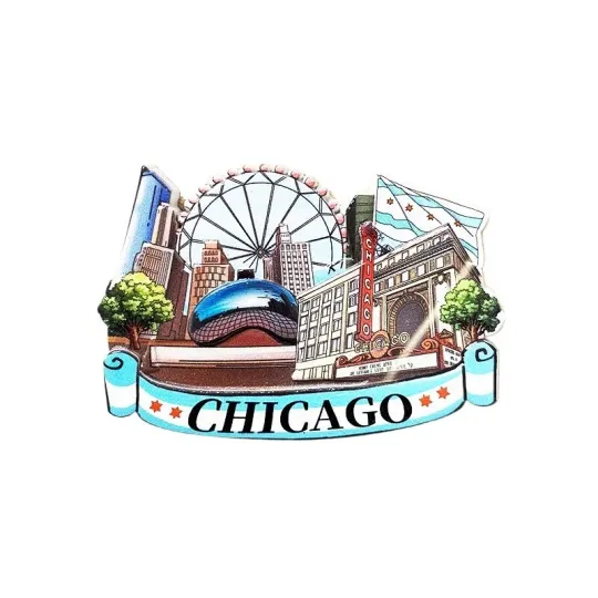 Chicago North America Magnet 2025