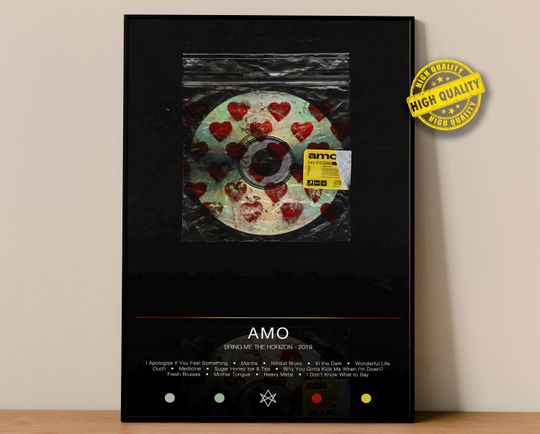 Bring Me The Horizon Poster | Amo Poster | Album Poster Prints