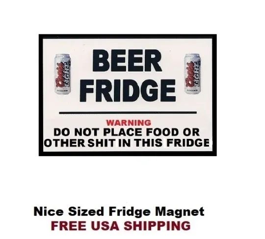 173 CCOORS Beer Label Can Magnet for Refrigerator and Home Decor