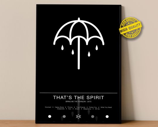 Bring Me The Horizon Poster | That's The Spirit Poster | Album Poster Prints