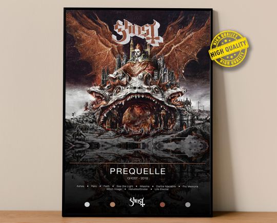 Discover Ghost Poster | Prequelle Poster | Album Poster Prints | Wall Decor Posters | Album Cover | Metal Music Poster